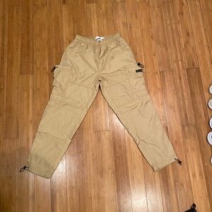 Urban outfitters khaki nylon cargo pants.